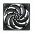 ARCTIC P12 Slim PWM PST Računalniško ohišje Ventilator 12 cm Črna 3 kos(-i) thumbnail