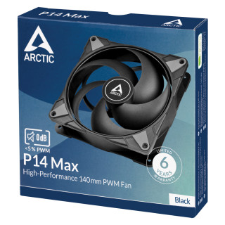 ARCTIC P14 Max Računalniško ohišje Ventilator 14 cm Črna PC