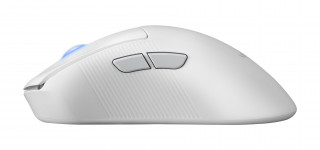 ASUS ROG Keris II Ace Wireless AimPoint White miška Igranje iger Za desno roko RF Wireless + Bluetooth + USB Type-A Optični 42000 DPI PC