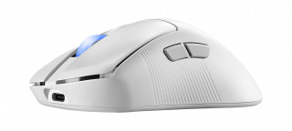 ASUS ROG Keris II Ace Wireless AimPoint White miška Igranje iger Za desno roko RF Wireless + Bluetooth + USB Type-A Optični 42000 DPI PC