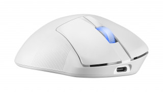 ASUS ROG Keris II Ace Wireless AimPoint White miška Igranje iger Za desno roko RF Wireless + Bluetooth + USB Type-A Optični 42000 DPI PC