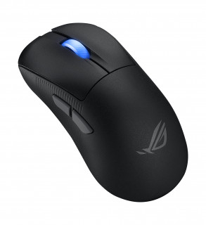 ASUS ROG Keris II Ace Wireless AimPoint Black miška Igranje iger Za desno roko RF Wireless + Bluetooth + USB Type-A Optični 42000 DPI PC