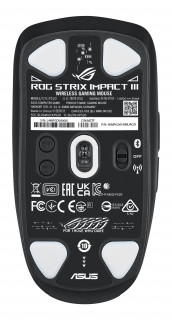 ASUS ROG Strix Impact III Wireless miška Igranje iger Obojeročna Brezžični RF + bluetooth Optični 36000 DPI PC