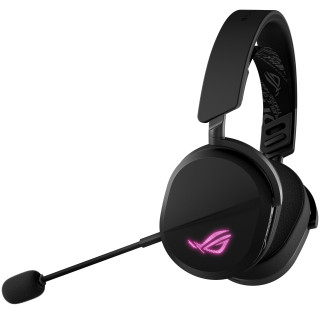 ASUS ROG Pelta Slušalke z mikrofonom Žična in Brezžična Naglavni trak Igranje iger USB Tip-C Bluetooth Črna PC