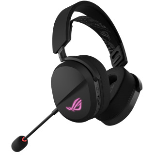 ASUS ROG Pelta Slušalke z mikrofonom Žična in Brezžična Naglavni trak Igranje iger USB Tip-C Bluetooth Črna PC