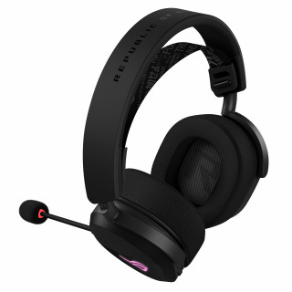 ASUS ROG Pelta Slušalke z mikrofonom Žična in Brezžična Naglavni trak Igranje iger USB Tip-C Bluetooth Črna PC