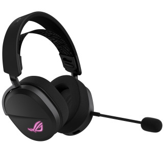 ASUS ROG Pelta Slušalke z mikrofonom Žična in Brezžična Naglavni trak Igranje iger USB Tip-C Bluetooth Črna PC
