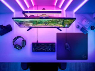 Logitech G 943-000806 podloga za miško Podloga za igralno miško Črna PC