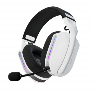 Oniverse Polaris Slušalke z mikrofonom Žična in Brezžična Naglavni trak Igranje iger USB Type-C / USB Type-A Bluetooth Črna, Bela PC
