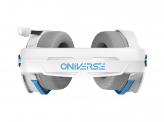 Oniverse Nebula Slušalke z mikrofonom Žični Naglavni trak Igranje iger USB vrsta-A Bela PC