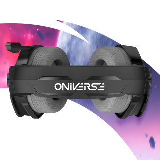 Oniverse Nebula Slušalke z mikrofonom Žični Naglavni trak Igranje iger USB vrsta-A Črna PC