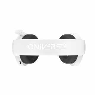Oniverse Meteor Slušalke z mikrofonom Žični Naglavni trak Igranje iger Bela PC