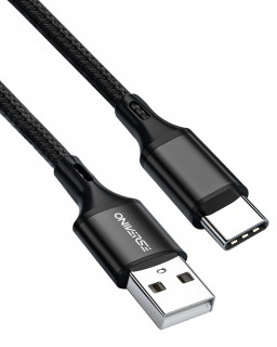 Oniverse ONICAB4-TYPEC3-BLK USB kabel 3 m USB A USB C Črna PC