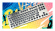 HATOR Gravity X TKL tipkovnica Igranje iger USB QWERTY Angleška (ZDA) Bela thumbnail