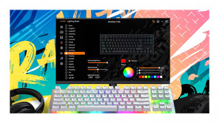 HATOR Gravity X TKL tipkovnica Igranje iger USB QWERTY Angleška (ZDA) Bela PC