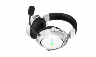 HATOR Hypergang 3 Wireless Slušalke z mikrofonom Brezžična Naglavni trak Igranje iger USB Type-C / USB Type-A Bluetooth Bela PC