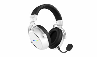 HATOR Hypergang 3 Wireless Slušalke z mikrofonom Brezžična Naglavni trak Igranje iger USB Type-C / USB Type-A Bluetooth Bela PC