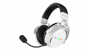 HATOR Hypergang 3 Wireless Slušalke z mikrofonom Brezžična Naglavni trak Igranje iger USB Type-C / USB Type-A Bluetooth Bela PC