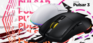 HATOR Pulsar 3 miška Igranje iger Obojeročna USB vrsta-A Optični 12000 DPI PC