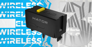 HATOR Pulsar 3 Wireless miška Igranje iger Obojeročna RF Wireless + Bluetooth + USB Type-C Optični 12000 DPI PC