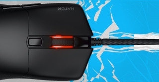 HATOR Pulsar 3 Wireless miška Igranje iger Obojeročna RF Wireless + Bluetooth + USB Type-C Optični 12000 DPI PC
