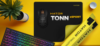 HATOR Tonn eSport Podloga za igralno miško Črna PC