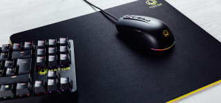 HATOR Tonn XXL Podloga za igralno miško Črna PC