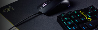 HATOR Tonn XXL Podloga za igralno miško Črna PC