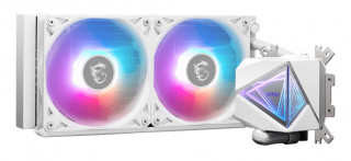 MSI MAG Coreliquid I240 Procesor Komplet za hlajenje s tekočino 12 cm Bela 1 kos(-i) PC