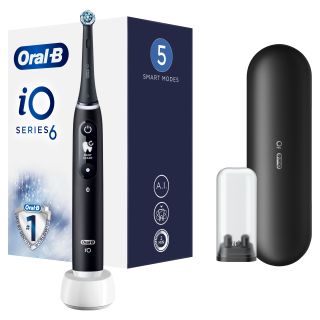 Oral-B iO6 električna zobna ščetka črna Dom