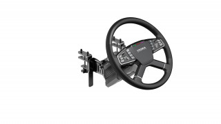Moza Racing volan - komplet za simulacijo vožnje tovornjakov za računalnik (tovornjak/vlačilec, DD, podstavek R5, volan TSW, pedal SR-P Lite, objemka) Več platform
