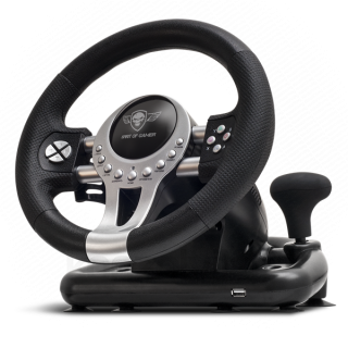 Spirit of Gamer Volan - RACE WHEEL PRO 2 (volan+pedali+menjalnik, PC / PS3/4 / XBOX One kompatibilen, črn) PC