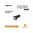 APPROX Avtopolnilec za telefon - 2 kosa USB2.0, 5V/3.1A, črn thumbnail