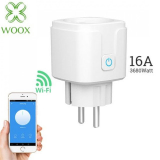 Woox Smart Home Smart Plug - R5024 (prenapetostni senzor, časovnik, bela, Wi-Fi, ) Dom