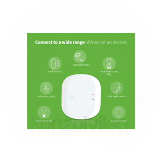 Woox Smart Zigbee Hub - R7070 (2,4 GHz Wi-Fi & Zigbee 3.0) Dom