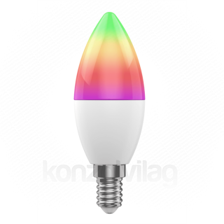 Woox Smart Home LED žarnica - R9075 (E14, RGB+CCT, 30.000h, 5Watt, 470LM, 2700-6500K) Dom