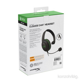 HyperX CloudX Chat (licenca za Xbox) Fekete 3,5 Jack igralne slušalke HX-HSCCHX-BK/WW Xbox One