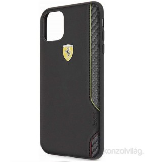 Ovitek FERRARI On Track za iPhone 11 Pro Max Black iz mehkega PU gume Mobile