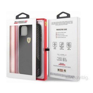 Ovitek FERRARI On Track za iPhone 11 Pro Max Black iz mehkega PU gume Mobile