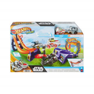 Hot Wheels - Star Wars dirkališče z 2 avtomobiloma (HPL32) Igra 