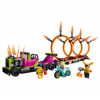 LEGO City: Kaskaderski tovornjak Ring of Fire challenge (60357) Igra 