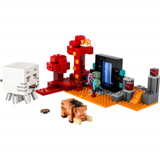 LEGO Minecraft Zaseda pri portalu v Nether (21255) Igra 