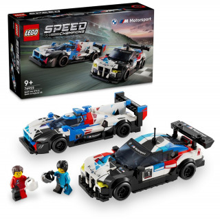 LEGO Speed Champions Dirkalna avtomobila BMW M4 GT3 in BMW M Hybrid V8 (76922) Igra 