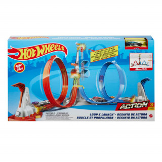 Mattel Hot Wheels: Loop & Launch Set (GRW39) Igra 