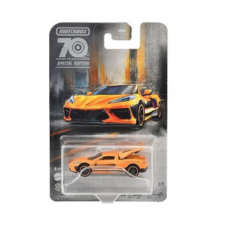 Matchbox 70th Anniversary Car Openable Car - 2020 Chevy Corvette C8 (HMV12-HMV14) Igra 