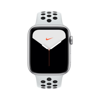 Apple Watch Nike Series GPS, 44 mm srebrno aluminijasto ohišje s čistim platinastim/črnim športnim pasom Nike S/MM/L Mobile
