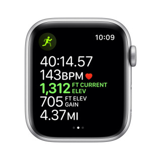 Apple Watch Nike Series GPS, 44 mm srebrno aluminijasto ohišje s čistim platinastim/črnim športnim pasom Nike S/MM/L Mobile