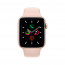 Apple Watch Series GPS, 44 mm zlato aluminijasto ohišje s športnim pasom Pink Sand, S/MM/L thumbnail