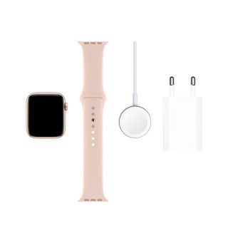Apple Watch Series GPS, 44 mm zlato aluminijasto ohišje s športnim pasom Pink Sand, S/MM/L Mobile
