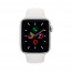 Apple Watch Series GPS, 44 mm srebrno aluminijasto ohišje z belim športnim pasom S/MM/L thumbnail
